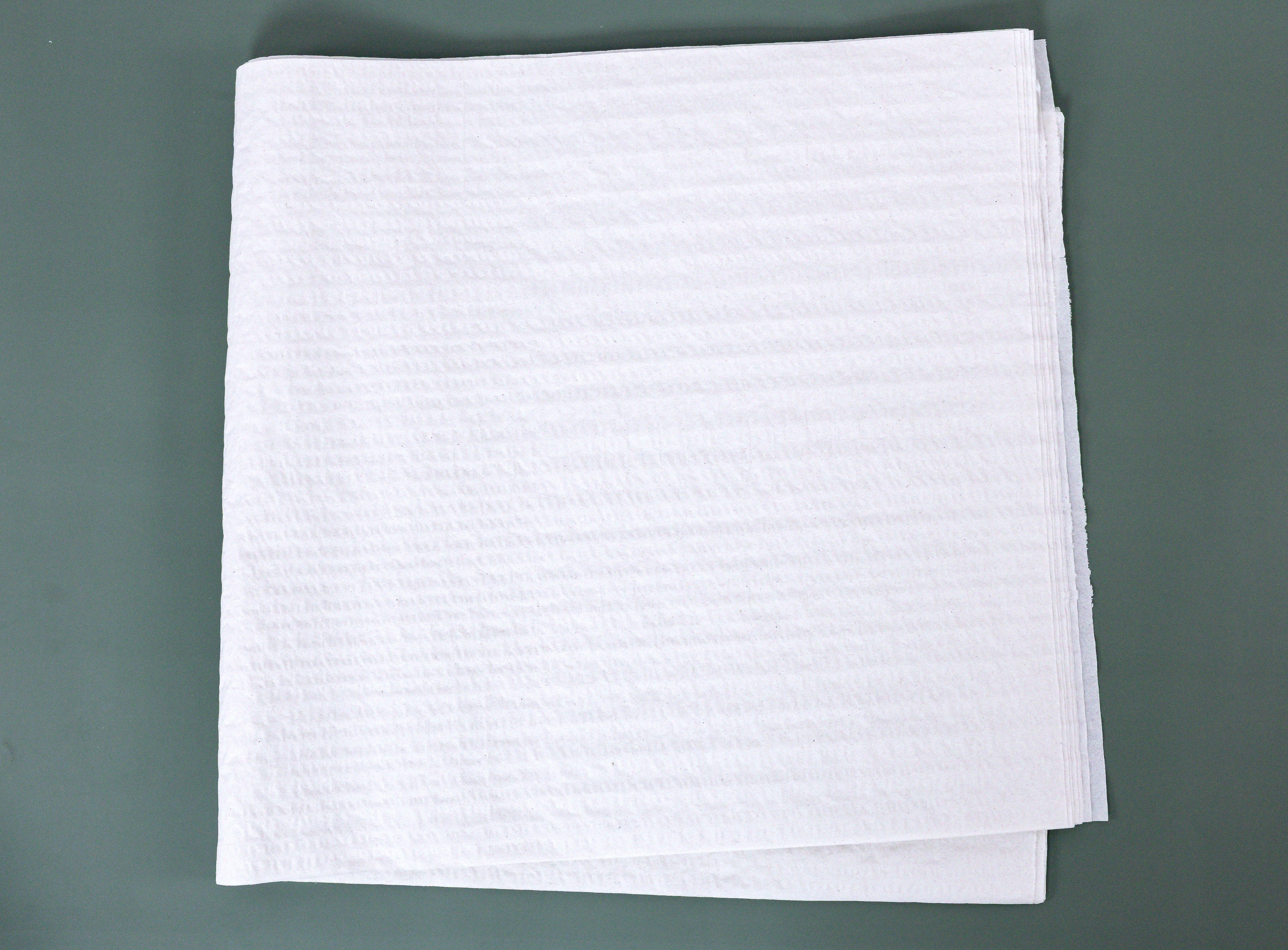 15"x30" White 2-ply Scrim 300ct SKU 32010