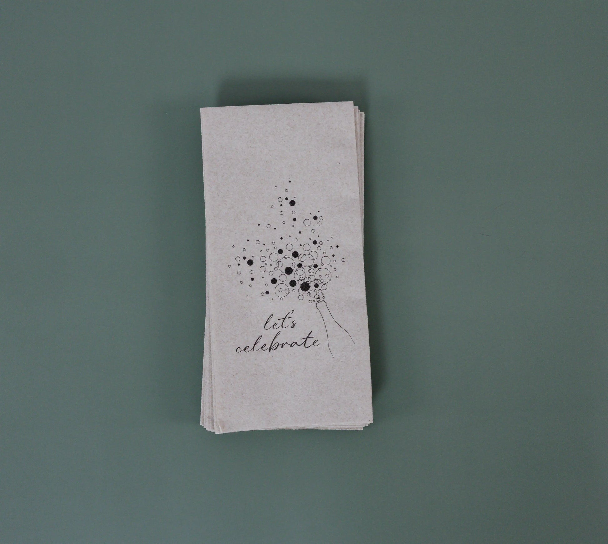 12"x17" 6-Fold Natural DRC Premium Guest Towel 600ct SKU CP505