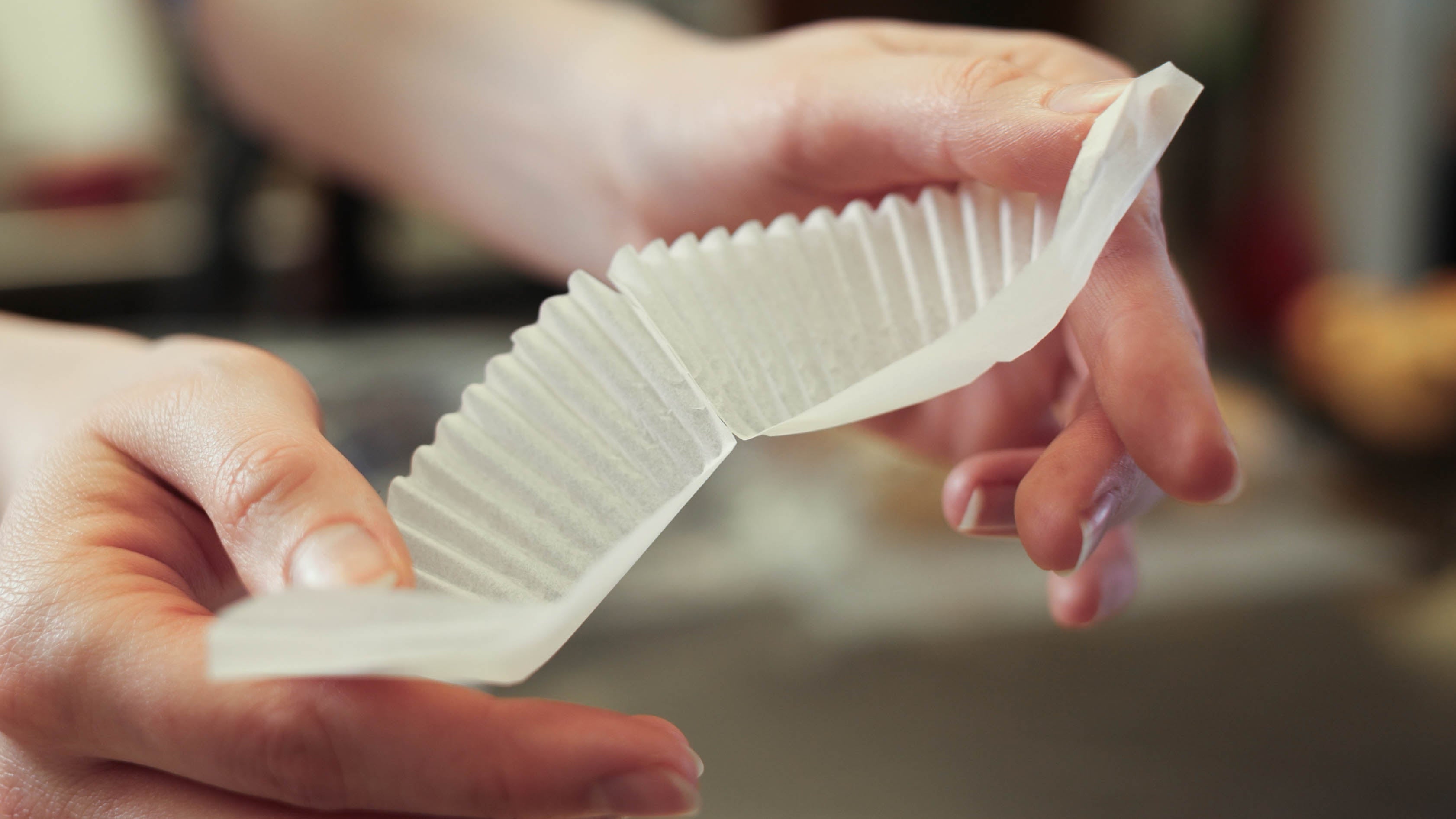 2"x1.25" White Non-Tabbed Perforated Compostable, PFAS Free, Greaseproof Fluted Cupcake Liner 1000ct SKU 80022