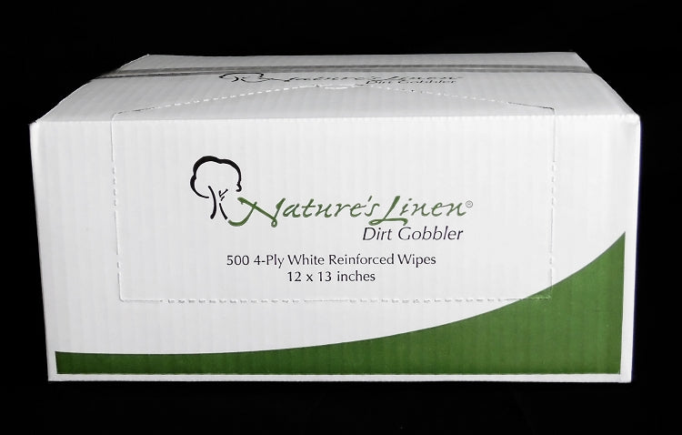 12"x13" White 4-ply Scrim DG500 Flat Pack (Dirt Gobbler) 500ct SKU 34075